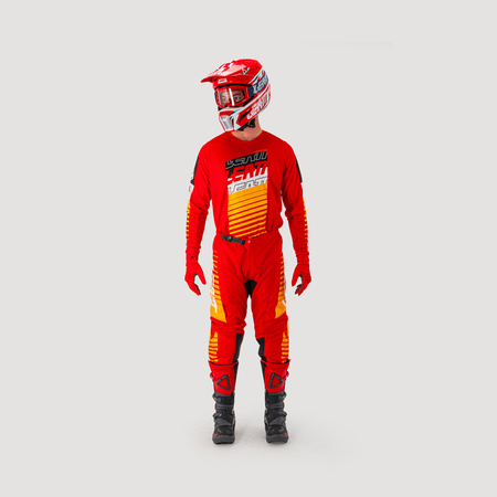 STRÓJ OFFROADOWY BLUZA I SPODNIE LEATT RIDE KIT 3.5 RED M