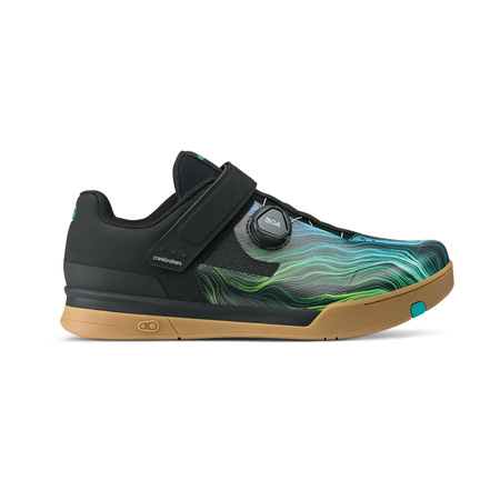 BUTY CRANKBROTHERS MALLET BOA BLACK/BLUE SWIRL - GUM OUTSOLE 10.5 (44 EU)