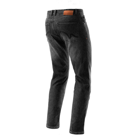 JEANSY MOTOCYKLOWE REBELHORN BRONCO WASHED BLACK MONOLAYER 28/34