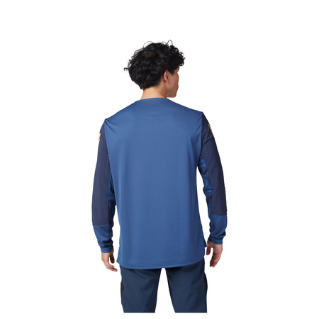 KOSZULKA ROWEROWA Z DŁUGIM RĘKAWEM FOX DEFEND TAUNT INDIGO S