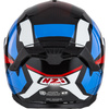 KASK MOTOCYKLOWY NZI GO RIDER STREAM DUO QUADRI BLACK RED BLUE S