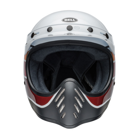 KASK MOTOCYKLOWY BELL MOTO-3 ECE6 RSD SDL BLACK SATIN GLOSS WHITE BLACK M