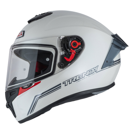 KASK MOTOCYKLOWY NZI TRENDY STREAM SOLID NOUVEAU WHITE XS