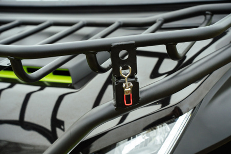 Zielony bagażnik na maskę z przodu - Fugleman