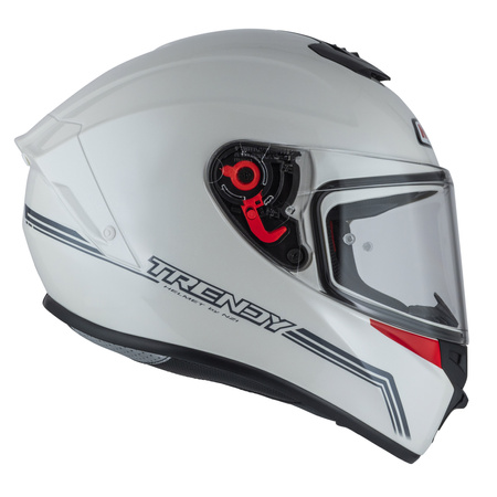 KASK MOTOCYKLOWY NZI TRENDY STREAM SOLID NOUVEAU WHITE XS