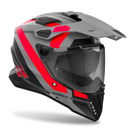 KASK MOTOCYKLOWY AIROH COMMANDER 2 MAVICK ORANGE MATT M