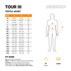 KURTKA MOTOCYKLOWA TEKSTYLNA OZONE TOUR 3 BLACK FLUO YELLOW XL