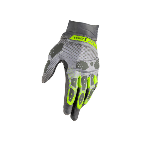 RĘKAWICE MOTOCYKLOWE LEATT ADV X-FLOW 5.5 SHORT HI-VIZ XL