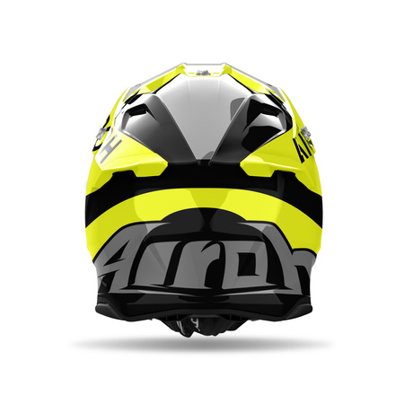 KASK MOTOCYKLOWY AIROH TWIST 3 KING YELLOW GLOSS M