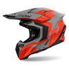 KASK MOTOCYKLOWY AIROH TWIST 3 DIZZY ORANGE FLUO MATT S