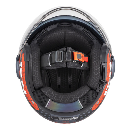 KASK MOTOCYKLOWY NZI RINGWAY 2 DUO ANTERA ANTRACITE RED MATT XL