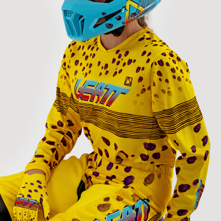 STRÓJ OFFROADOWY BLUZA I SPODNIE JUNIOR LEATT RIDE KIT 3.5 CHEETAH XL
