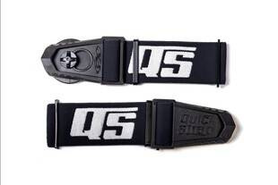 Goggle attachment QUICK STRAPS  for Enduro helmet, black