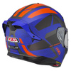 KASK MOTOCYKLOWY NZI GO RIDER STREAM DUO TRIDENT BLUE ANTRACITE ORANGE MATT S