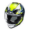 KASK MOTOCYKLOWY HJC F71 FES YELLOW BLUE M