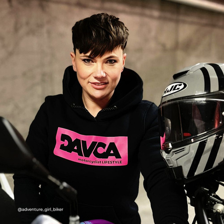 DAVCA damska bluza Pink logo