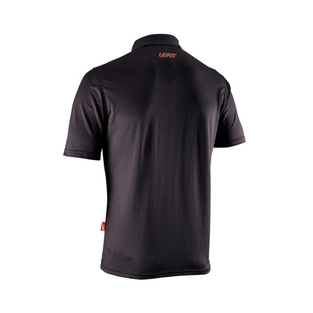 T-SHIRT LEATT POLO TEAM BLACK S
