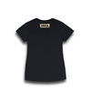 DAVCA T-shirt damski black Gold logo