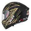 KASK MOTOCYKLOWY NZI TRENDY STREAM FLAG BLACK GOLD MATT XL