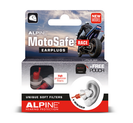 Alpine MotoSafe Race zatyczki / stopery do uszu