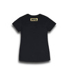 DAVCA T-shirt damski black gold logo