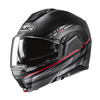 KASK MOTOCYKLOWY HJC I100 SYSMA BLACK RED XL