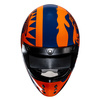 KASK MOTOCYKLOWY HJC V60 FLAME BLACK ORANGE M