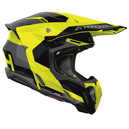 KASK MOTOCYKLOWY AIROH TWIST 3 FANCY YELLOW GLOSS XS