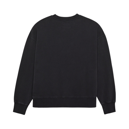 BLUZA FOX WORDMARK OVERSIZED FLEECE CREW BLACK L