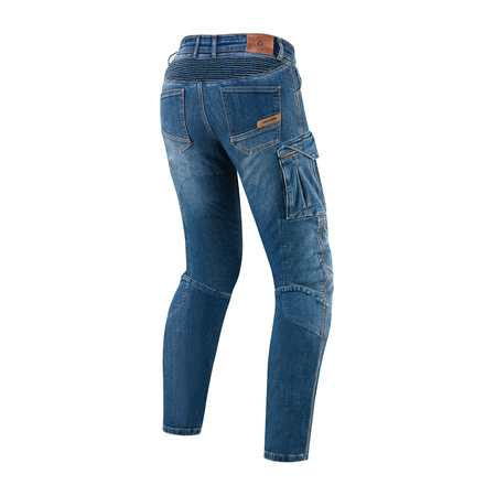 JEANSY MOTOCYKLOWE REBELHORN VANDAL DENIM BLUE 32/34