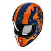 KASK MOTOCYKLOWY HJC V60 FLAME BLACK ORANGE M