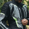 KURTKA MOTOCYKLOWA TEKSTYLNA OZONE TOUR 3 BLACK FLUO YELLOW XL