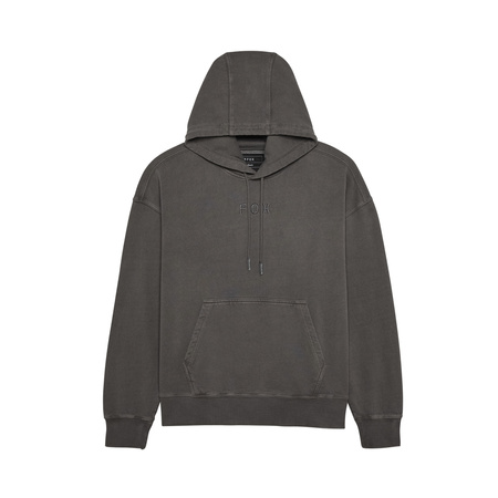 BLUZA Z KAPTUREM FOX WORDMARK OVERSIZED FLEECE PO PEWTER XL