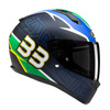 KASK MOTOCYKLOWY HJC C10 BB33 BLACK BLUE S