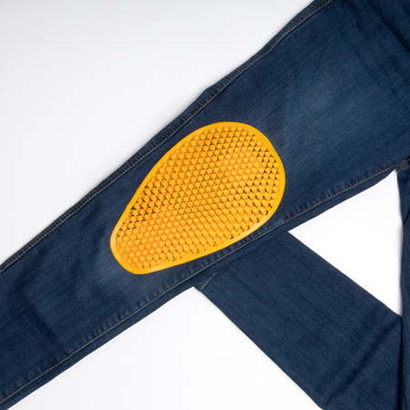 JEANSY MOTOCYKLOWE OZONE STRIKER SLIM FIT WASHED BLUE 30/32
