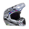 KASK MOTOCYKLOWY FOX V1 IMAGE COSMO WHITE/BLACK L