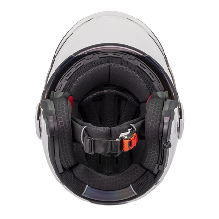 KASK MOTOCYKLOWY NZI RINGWAY 2 DUO WHITE XS