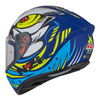 KASK MOTOCYKLOWY NZI TRENDY STREAM OCELO BLUE WHITE SKY BLUE MATT S