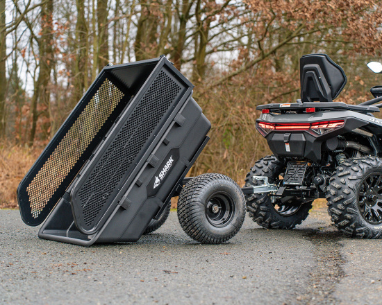 SHARK przyczepa ogrodowa 300 z siatką NOWOŚĆ