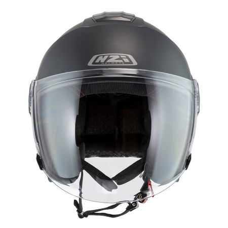 KASK MOTOCYKLOWY NZI CIVIC SOLID NOUVEAU MATT BLACK XS