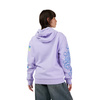 BLUZA Z KAPTUREM DAMSKA FOX HELLO FUTURE FLEECE PO LILAC S