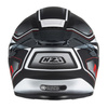 KASK MOTOCYKLOWY NZI EURUS 4 STREAM DUO CHARMANT BLACK WHITE TINTED S MATT S