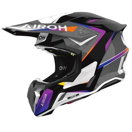 KASK MOTOCYKLOWY AIROH TWIST 3 HUSTLE GLOSS S