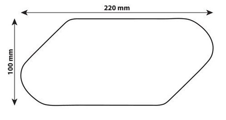 90508 Grip-Tank X1 pady boczne- czarne