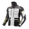 KURTKA MOTOCYKLOWA TEKSTYLNA REBELHORN CUBBY 5 BLACK GREY FLUO YELLOW XS