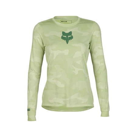 KOSZULKA ROWEROWA Z DŁUGIM RĘKAWEM FOX LADY RANGER TRU DRI CACTUS XS