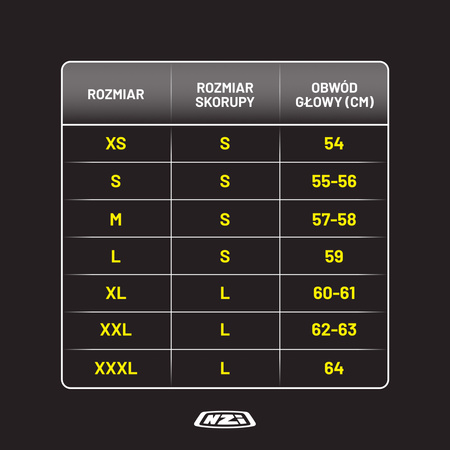 KASK MOTOCYKLOWY NZI GO RIDER STREAM DUO MATT BLACK XS