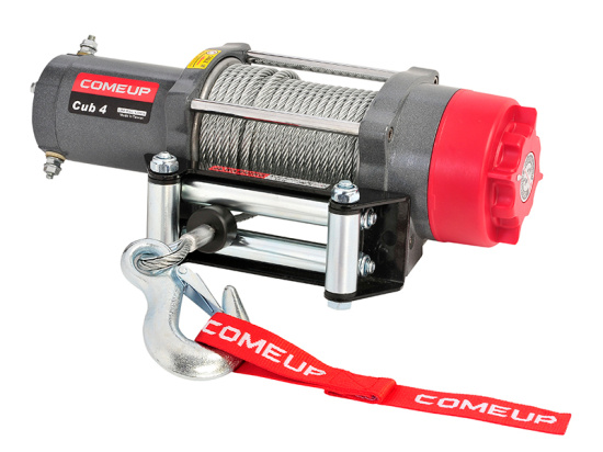 Wciągarka elektryczna UTV, 12 V, 4000 funtów (1814 kg), lina stalowa