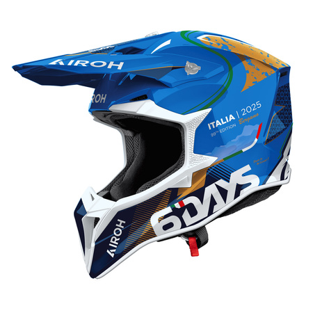 KASK MOTOCYKLOWY AIROH WRAAAP 6DAYS ITALY 2025 GLOSS XS