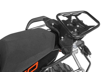 Stelaż pod topcase ZEGA, stal nierdzewna, czarny do KTM 890 Adventure/ 890 Adventure R/ 790 Adventure/ 790 Adventure R